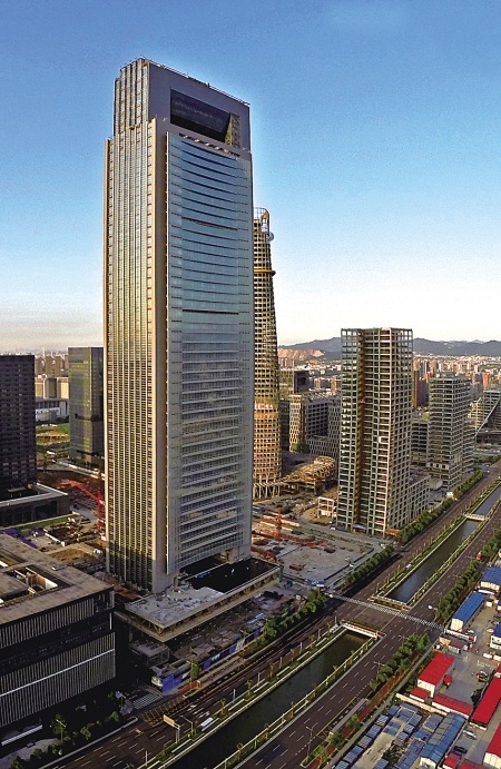宁波第一高楼环球航运广场将建设完工
